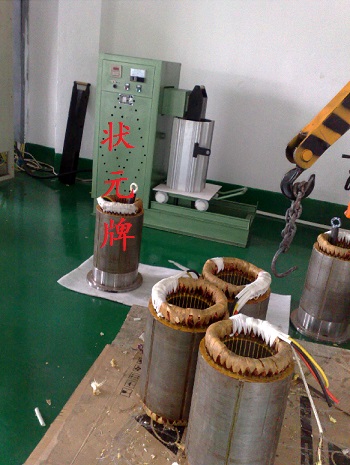 Stator hot casing machine